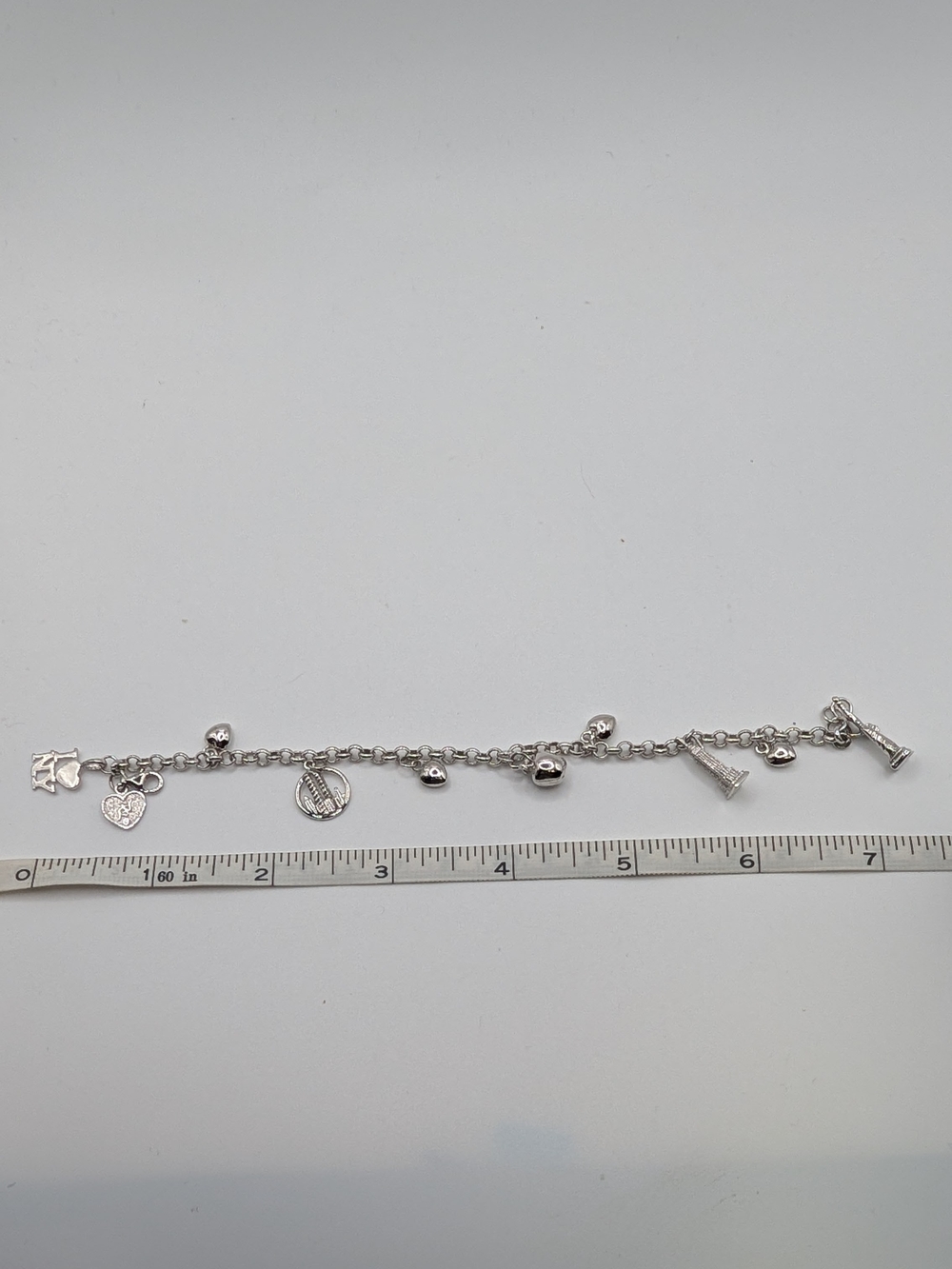Silver NYC Charm Bracelet